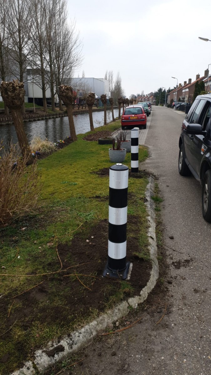 Flexpaal 160 mm blauw/wit klasse 2 - Afbeelding 8