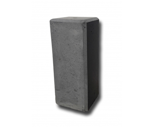 Betonpoer 20x20x50 cm ANTRACIET