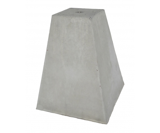 Betonpoer 20x20x50 cm + SCHROEFHULS M16
