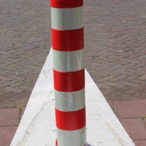 ViaPole kunststof fietspadpaal v.z.v. adapterpaal kroonslot