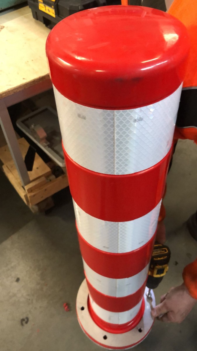 ViaPole model 101 fietspadpaal adapterkraag - Afbeelding 8