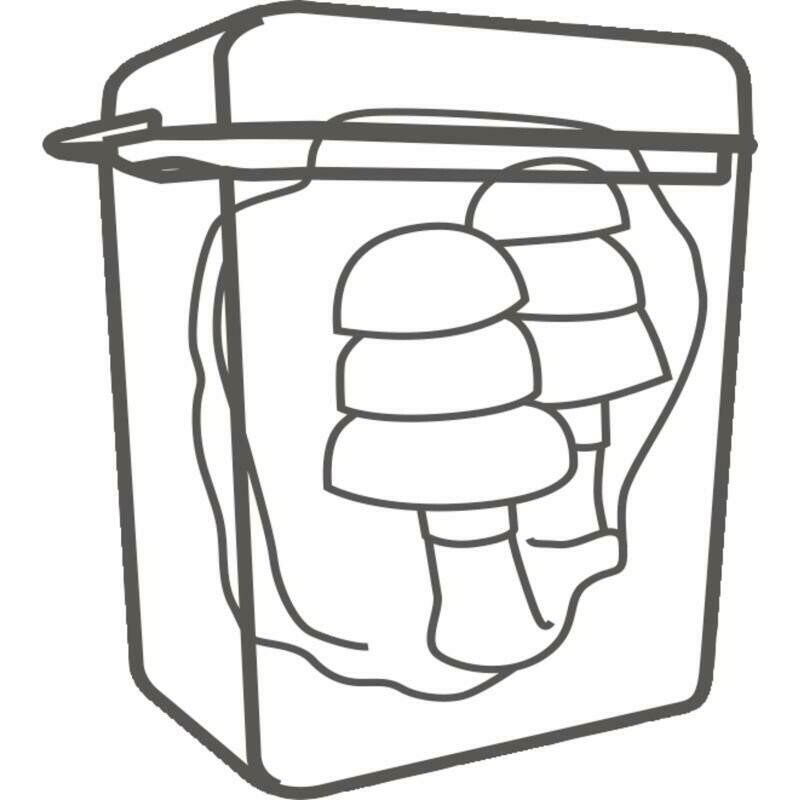 DP herbruikbare oordoppen 1 STUKS - Afbeelding 2