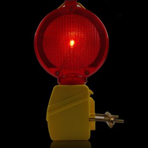 Obstakellamp voor geleide bakens. kleur: Rood