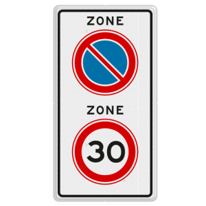 RVV Verkeersbord - model A01-30E01zb klasse III