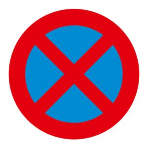 PROline-thermo markering E02 (NL) /E3 (B) – parkeer en stilstaanverbod –  Ø 100
