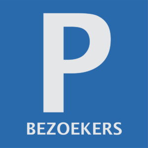 Pixeltegel parkeerplaats bezoekers – P Bezoekers