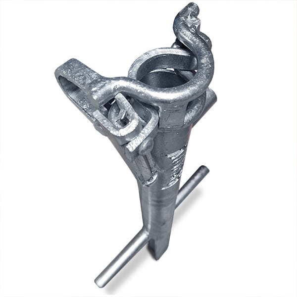 Verzinkte grondpot voor aluminium buispalen