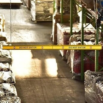 Hangende hoogtebegrenzer 203 cm reflecterend – set van 2 - Afbeelding 4